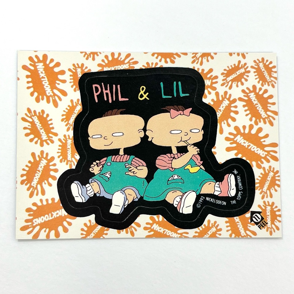 Vintage Nicktoons 1993 Topps Nickelodeon Complete Sticker Set - Picture 13 of 13